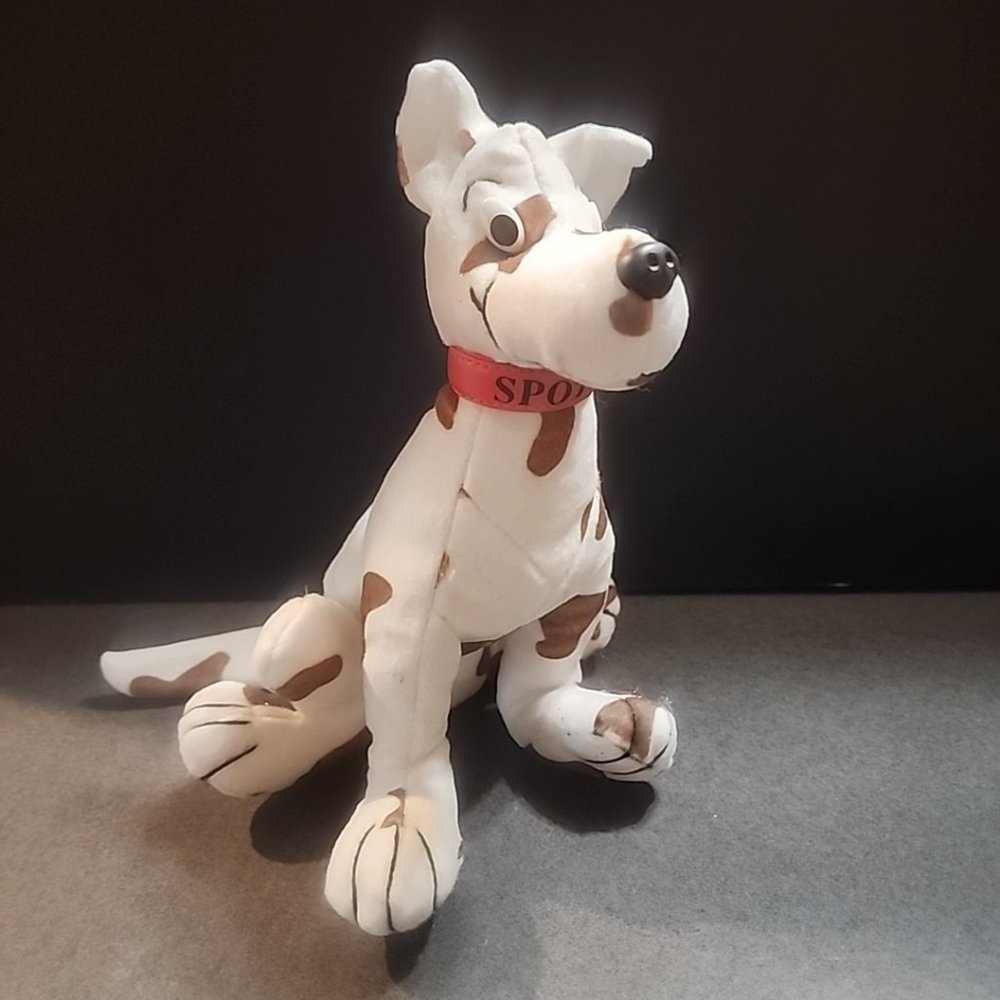 Bluffs Run Casino Lucky Dog Second Liter SPOT brown white plush dog w Collar